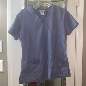 Grey scrub top